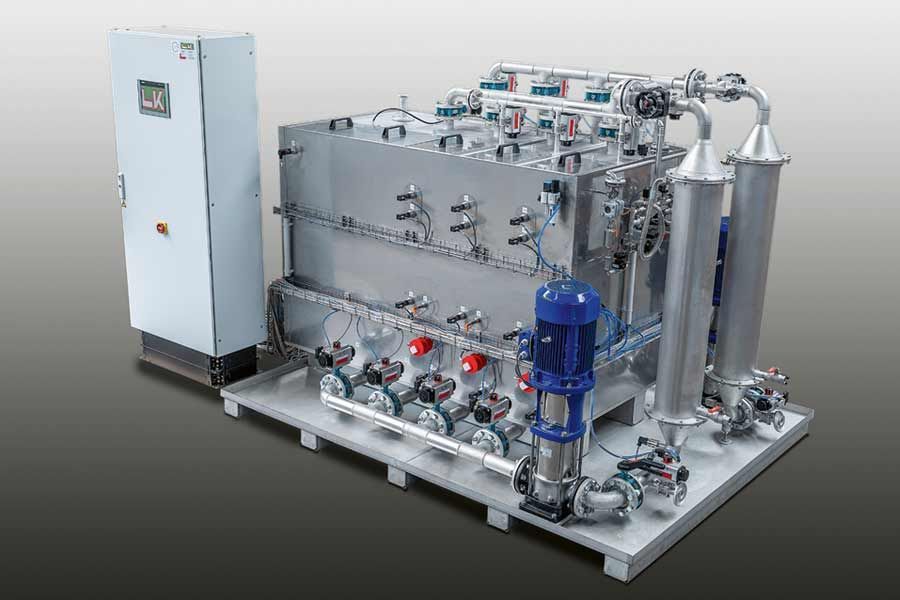 LK Metallwaren - LK-Kompaktfiltration mit Prozessbehältern LK Metallwaren - LK-Kompaktfiltration mit Prozessbehältern