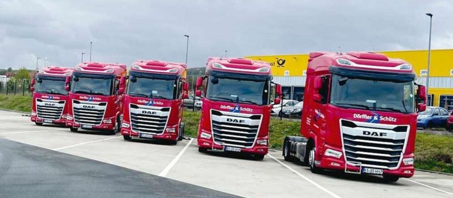 Gesellschafter der Dörffler & Schütz Transport + Logistik LKW FLotte Gesellschafter der Dörffler & Schütz Transport + Logistik LKW FLotte