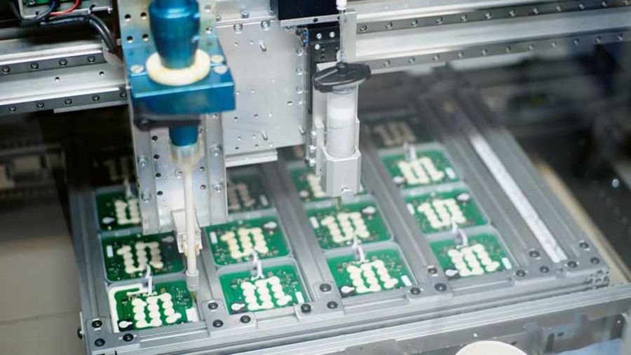 geba Handels- und Entwicklungsgesellschaft Vergussmaschine in der Produktion geba Handels- und Entwicklungsgesellschaft Vergussmaschine in der Produktion