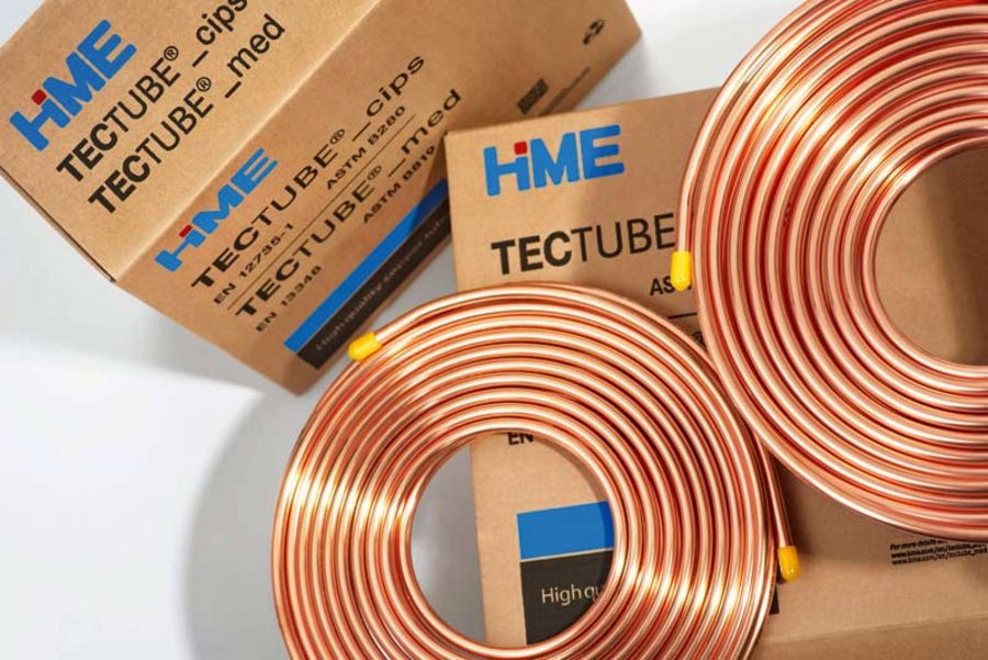 HME Copper Germany Kupferrohre Ring HME Copper Germany Kupferrohre Ring