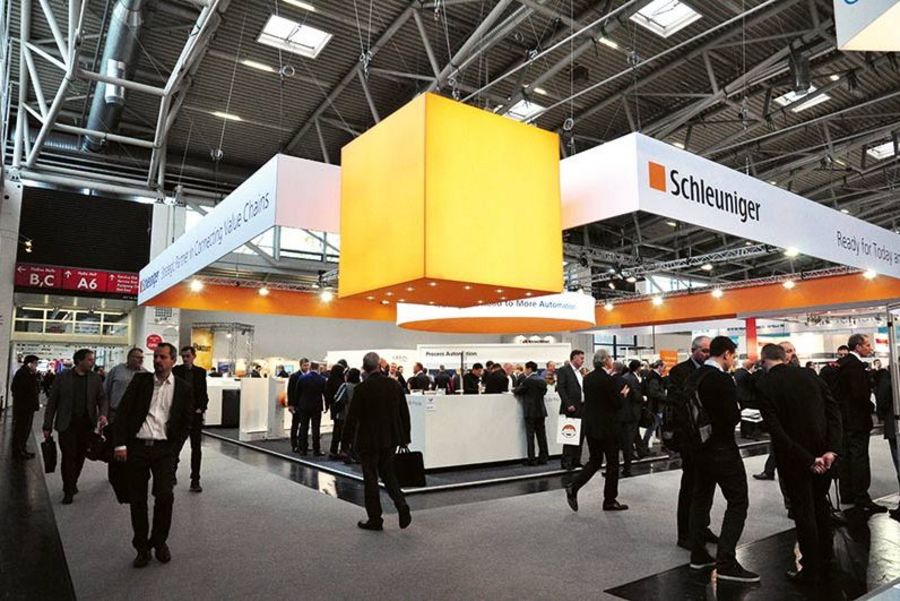 Schleuniger Messestand Schleuniger Messestand