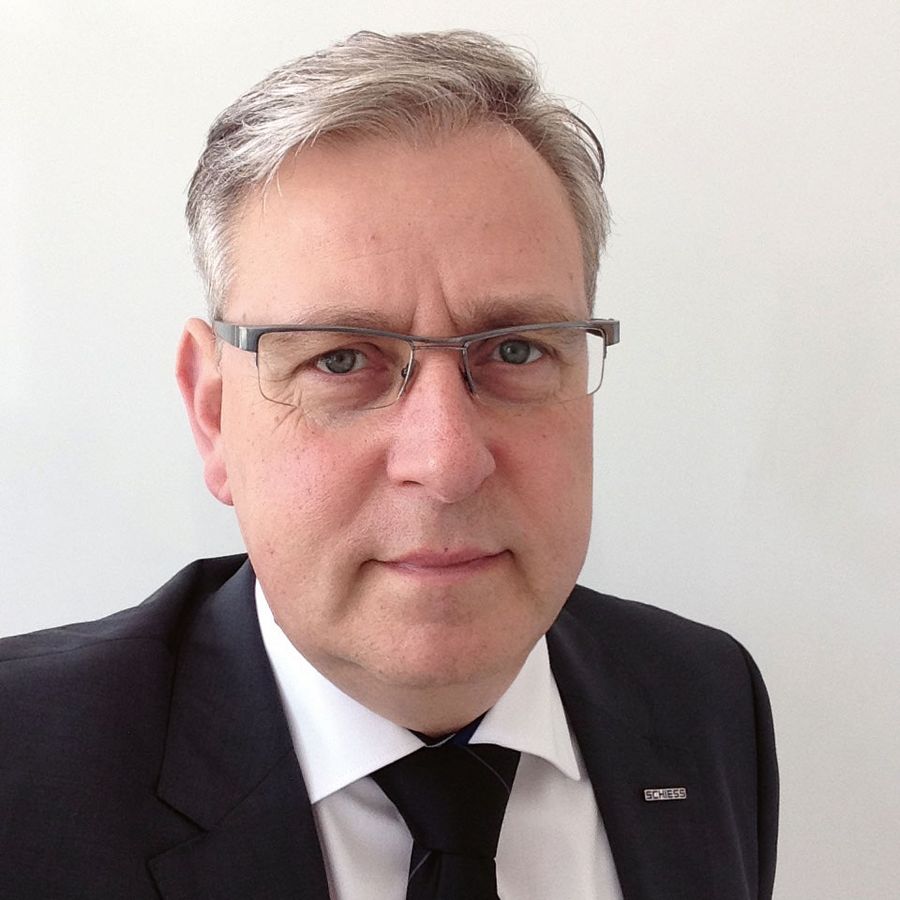 Alain Reynvoet, Chief Sales Officer der SCHIESS GmbH Alain Reynvoet, Chief Sales Officer der SCHIESS GmbH