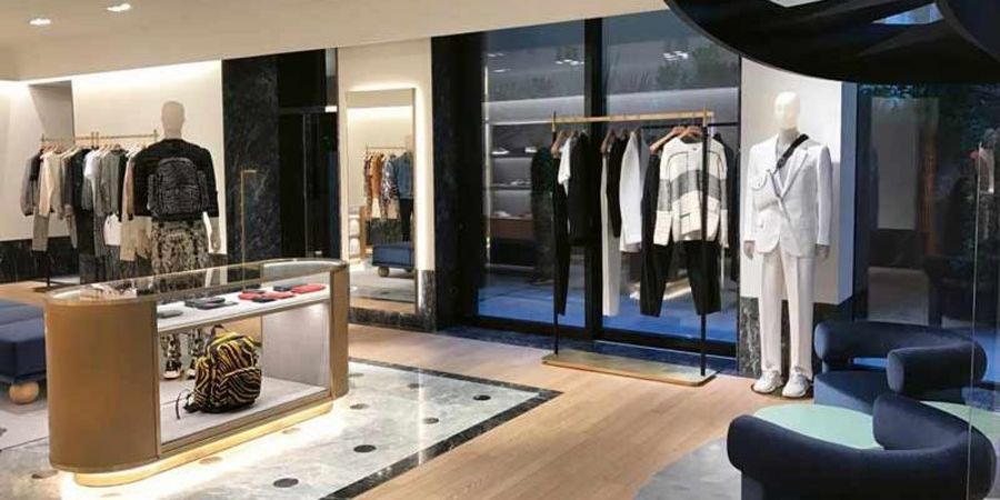 Roberto Cavalli Herrenabteilung im Store Roberto Cavalli Herrenabteilung im Store