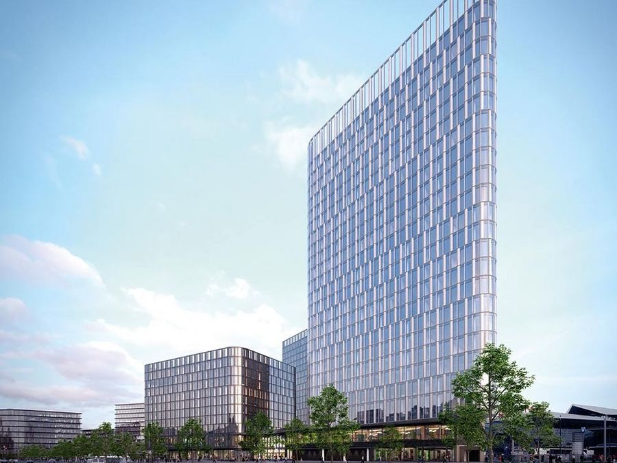 Projekt ICON Vienna von heiz-hofstätter: Gebäudekomplex mit drei Bauteilen. Projekt ICON Vienna von heiz-hofstätter: Gebäudekomplex mit drei Bauteilen.