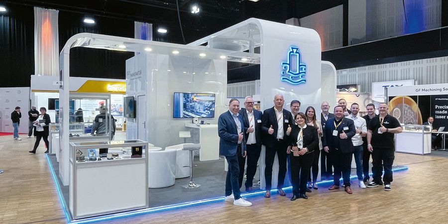 Bei der diesjährigen World Money Fair stellte Sack & Kiesselbach zwei Hydraulikpressen aus Bei der diesjährigen World Money Fair stellte Sack & Kiesselbach zwei Hydraulikpressen aus