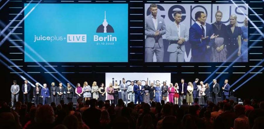Bei der Juice Plus+ Live Convention 2023 in Berlin