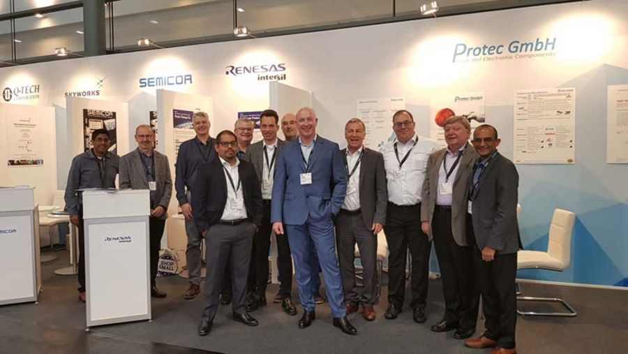 Protec Messestand Teambild Protec Messestand Teambild