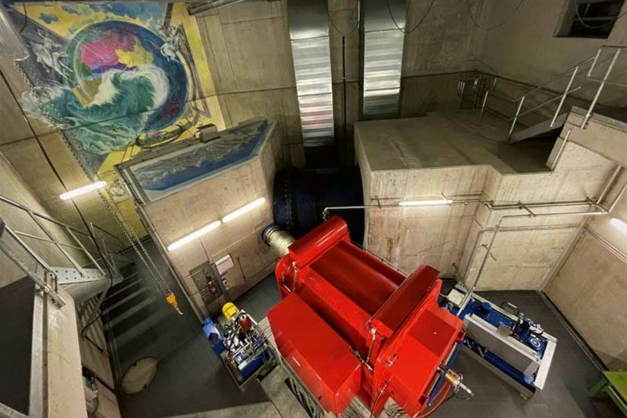 Hacontex Laufkraftwerk im Linthpark Glarus Süd