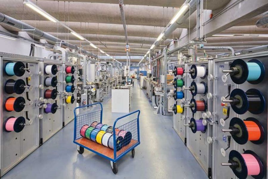 Kabelwerk Rhenania Produktionsbereich Kabelwerk Rhenania Produktionsbereich