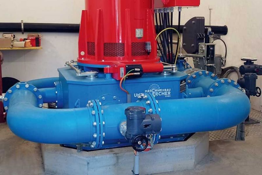 AAE Naturstrom historische Wasserkraftmaschine AAE Naturstrom historische Wasserkraftmaschine