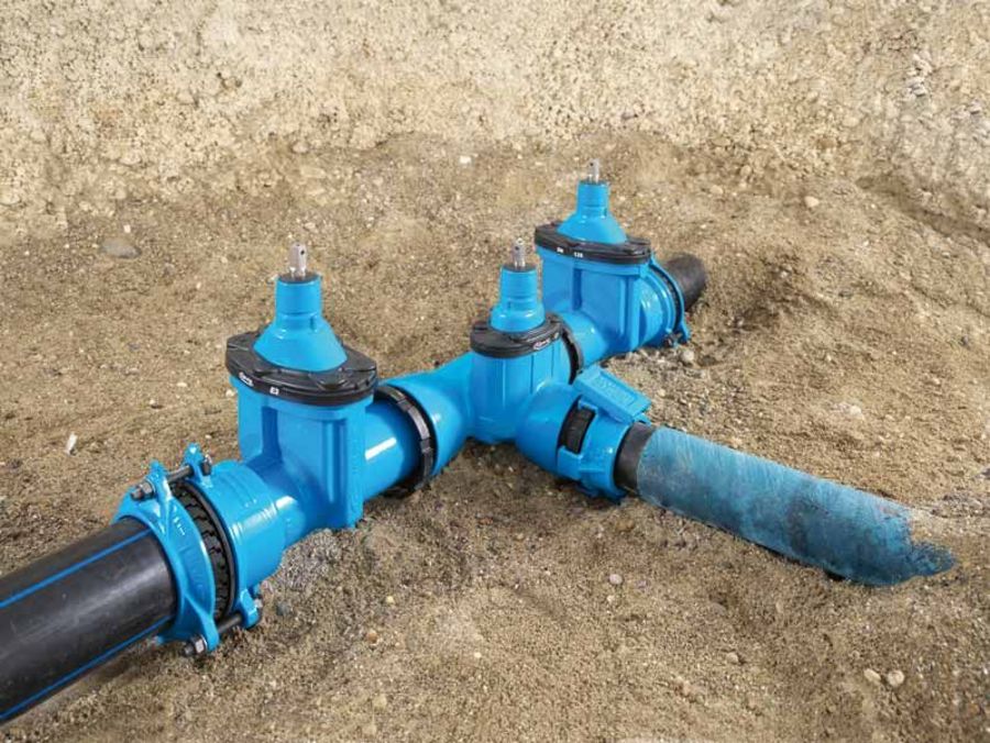 Hawle Armaturen - Combi-3 für verschiedene Rohrmaterialien Hawle Armaturen - Combi-3 für verschiedene Rohrmaterialien