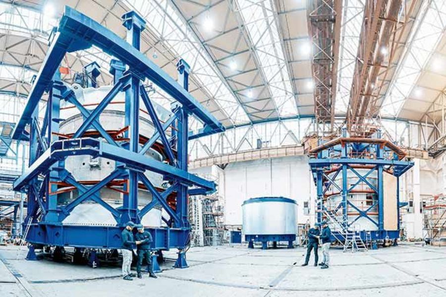 IMA Strukturüberprüfung an der Trägerrakete Ariane 5 IMA Strukturüberprüfung an der Trägerrakete Ariane 5