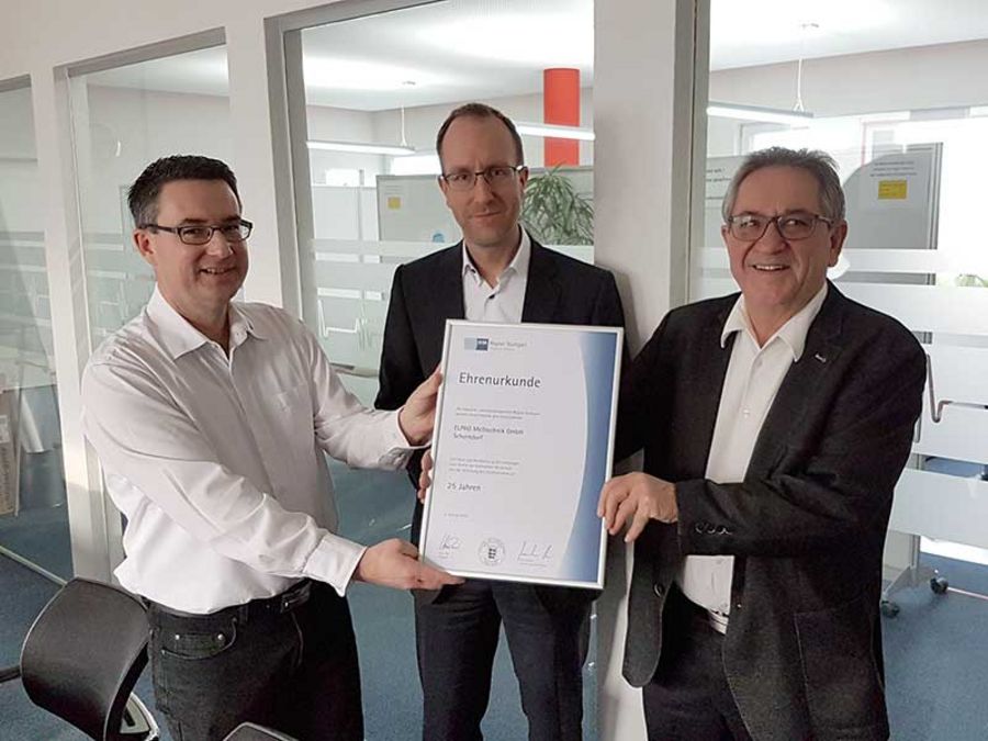 25. jähriges Jubiläum der ELRPO Messtechnik GmbH 25. jähriges Jubiläum der ELRPO Messtechnik GmbH