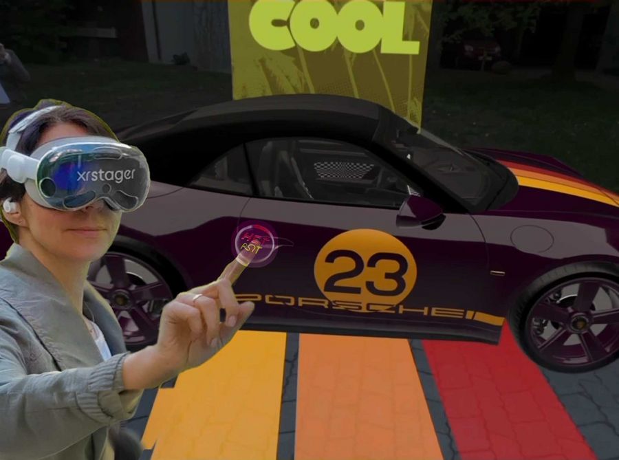 Der Porsche 911 als Mixed-Reality-Erlebnis auf der Apple Vision Pro