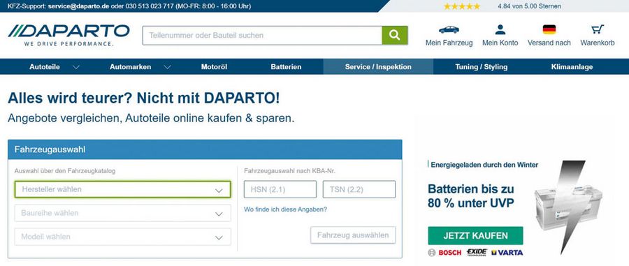 Daparto Onlineshop Daparto Onlineshop