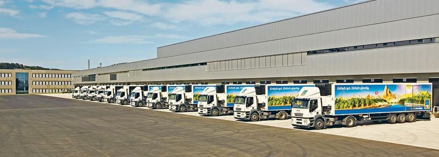 Lastwagen von ALDI Suisse Lastwagen von ALDI Suisse