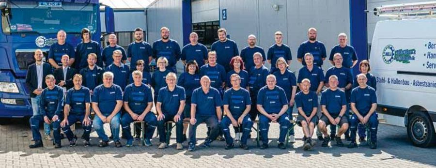 Das Team der MELA Metallbau und Landtechnik Glöwen GmbH Das Team der MELA Metallbau und Landtechnik Glöwen GmbH