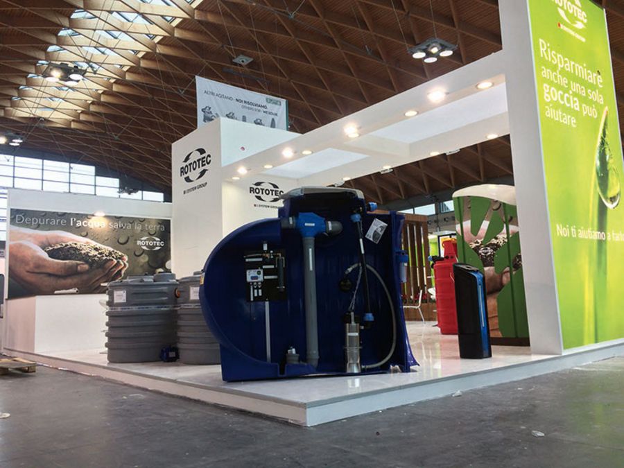 Stand auf der Fachmesse Ecomondo in Rimini Stand auf der Fachmesse Ecomondo in Rimini