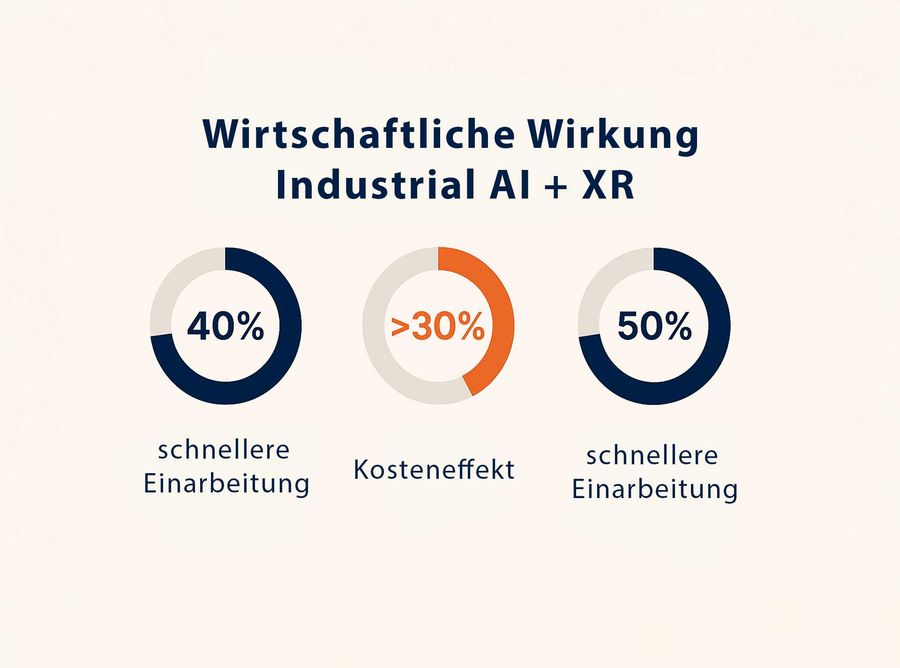 Der wirtschaftliche Einfluss von KI und XR in der Industrie