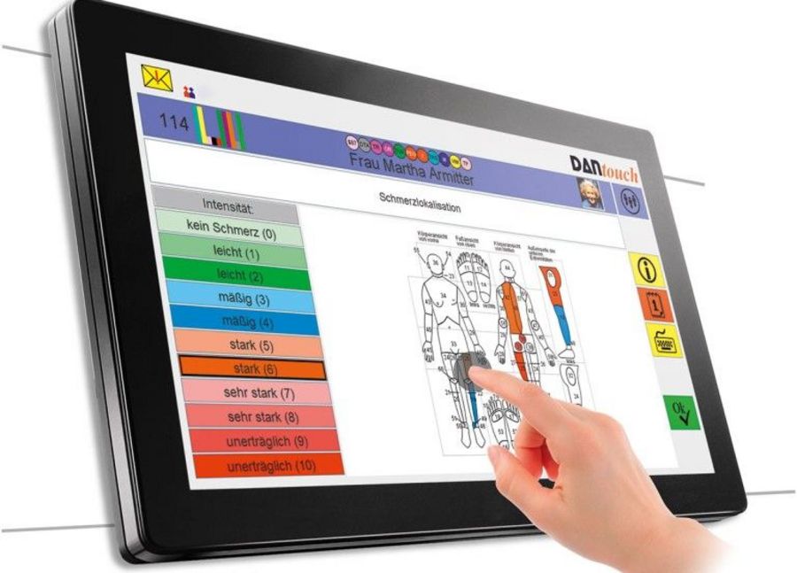 Die Pflegedokumentations-Software DANtouch von DAN zum Anfassen. Die Pflegedokumentations-Software DANtouch von DAN zum Anfassen.