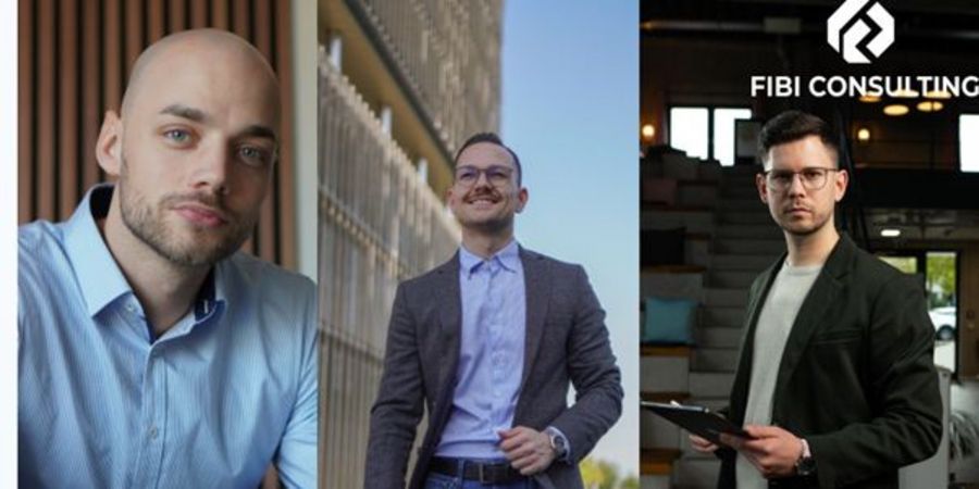 FIBI Consulting Gründer: Marvin Namyslo, Luca Wurmstich und Patrik Becker