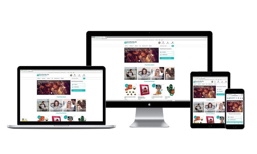 Geschenk.de neues Webdesign