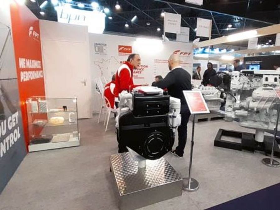 Bimotor Messestand auf der Euromaritime
