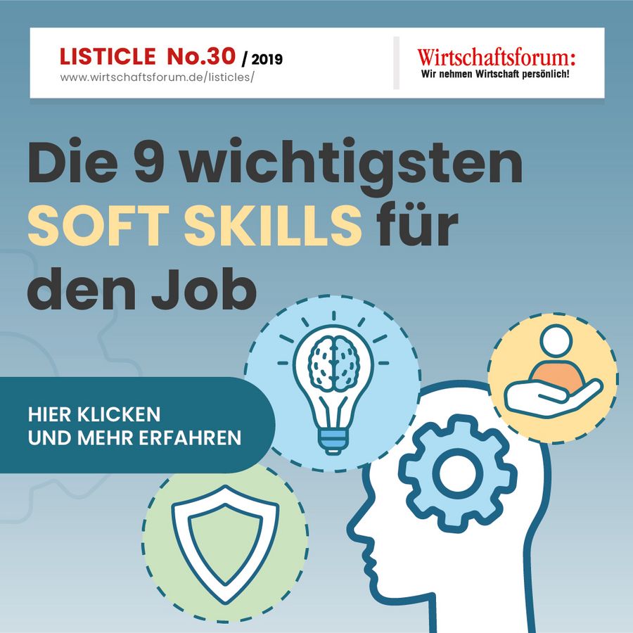 Die 9 wichtigsten Soft Skills für den Job Die 9 wichtigsten Soft Skills für den Job