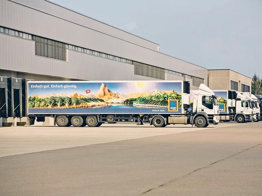 Anlieferung ALDI Lager Anlieferung ALDI Lager
