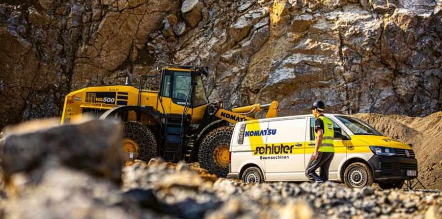 Schlüter Baumaschinen Servicewagen Schlüter Baumaschinen Servicewagen