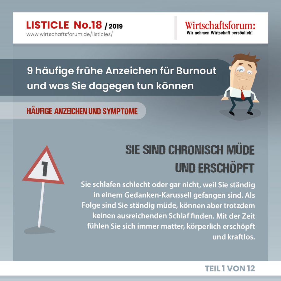 9 häufige frühe Anzeichen für Burnout und was Sie tun können - Wirtschaftsforum Listicle
