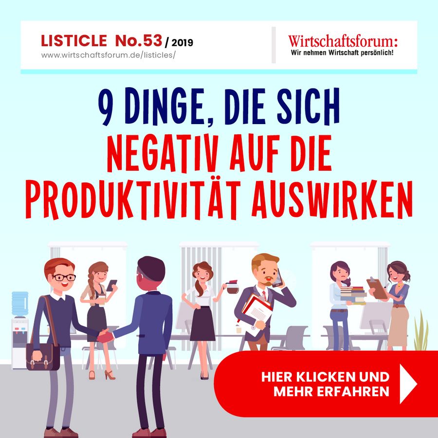 9 Dinge, die sich negativ auf die Produktivität auswirken 9 Dinge, die sich negativ auf die Produktivität auswirken
