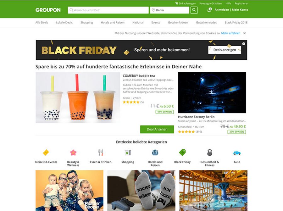 Groupon Homepage Groupon Homepage
