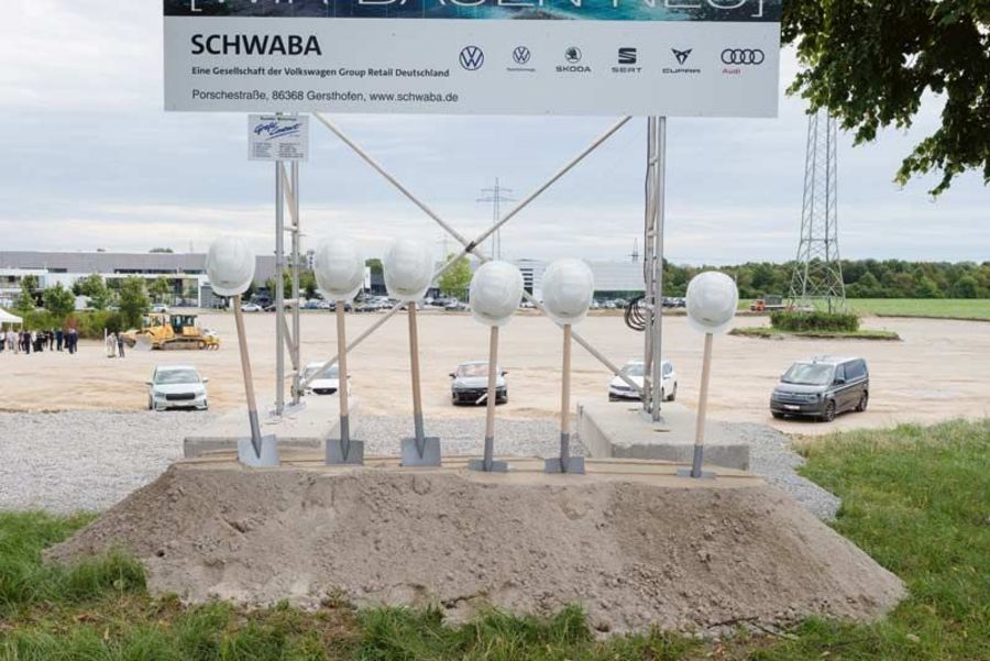 Schwaba Gebrauchtwagenzentrum Spatenstich