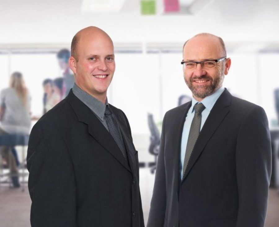 Christian Blaser (links) und Josef Kaiser, Geschäftsführung Christian Blaser (links) und Josef Kaiser, Geschäftsführung