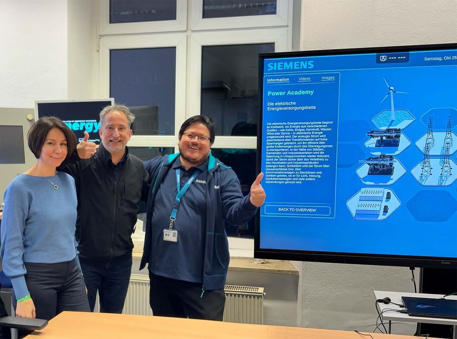 Siemens Power Academy und Visoric bringen Lernen in den virtuellen 3D-Raum