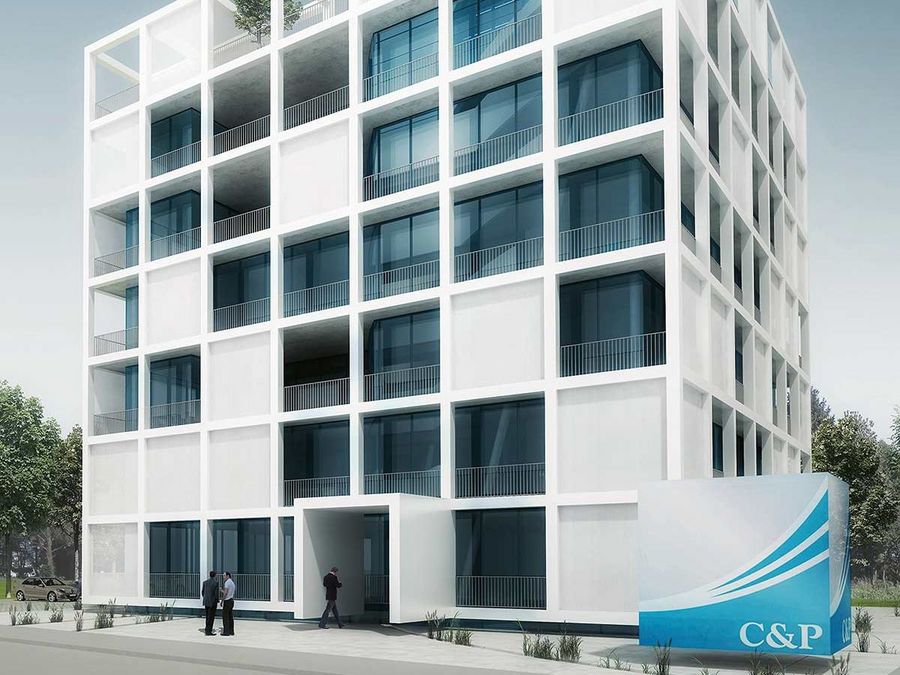 Das neue Headquarter der C&P Immobilien. Das neue Headquarter der C&P Immobilien.