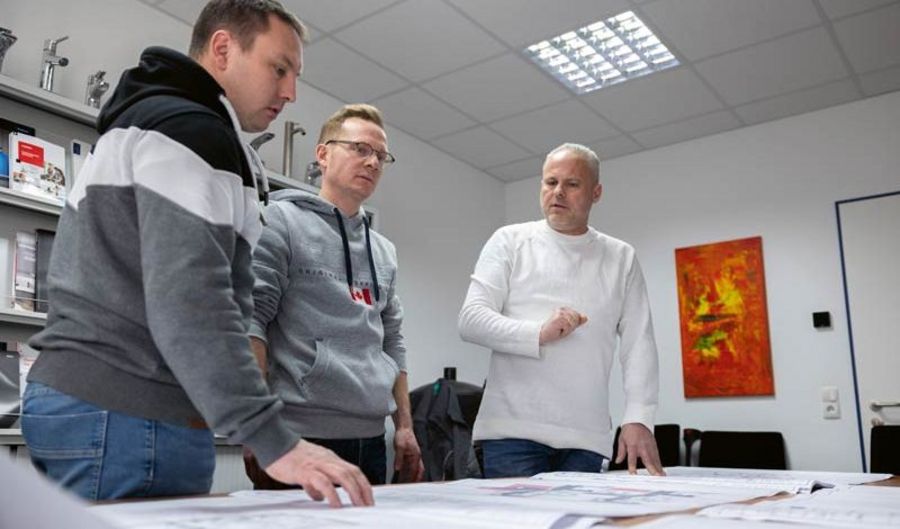 Bliersbach Haustechnik Teambesprechung