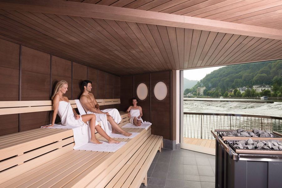 Flusssauna der Emser Therme Flusssauna der Emser Therme