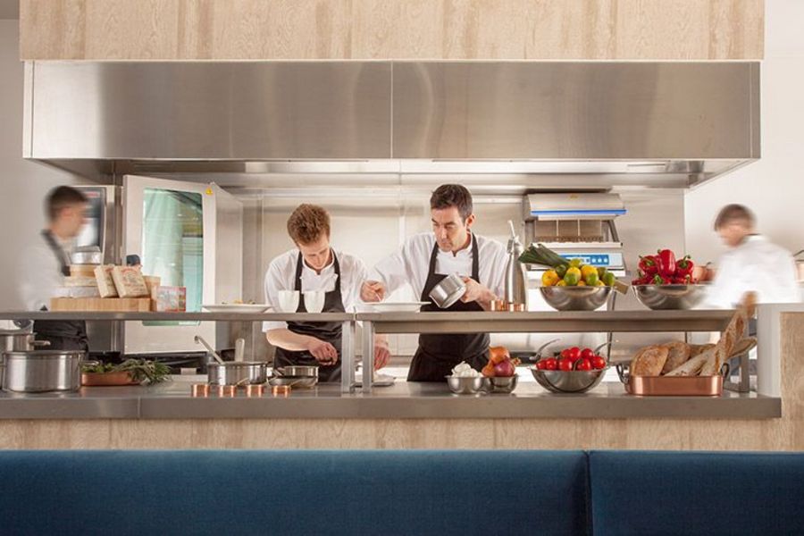 Cromlix restaurant kitchen Cromlix restaurant kitchen