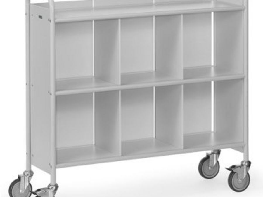 Bürowagen 4878 Ladefläche: 1080 x 350 mm - grau