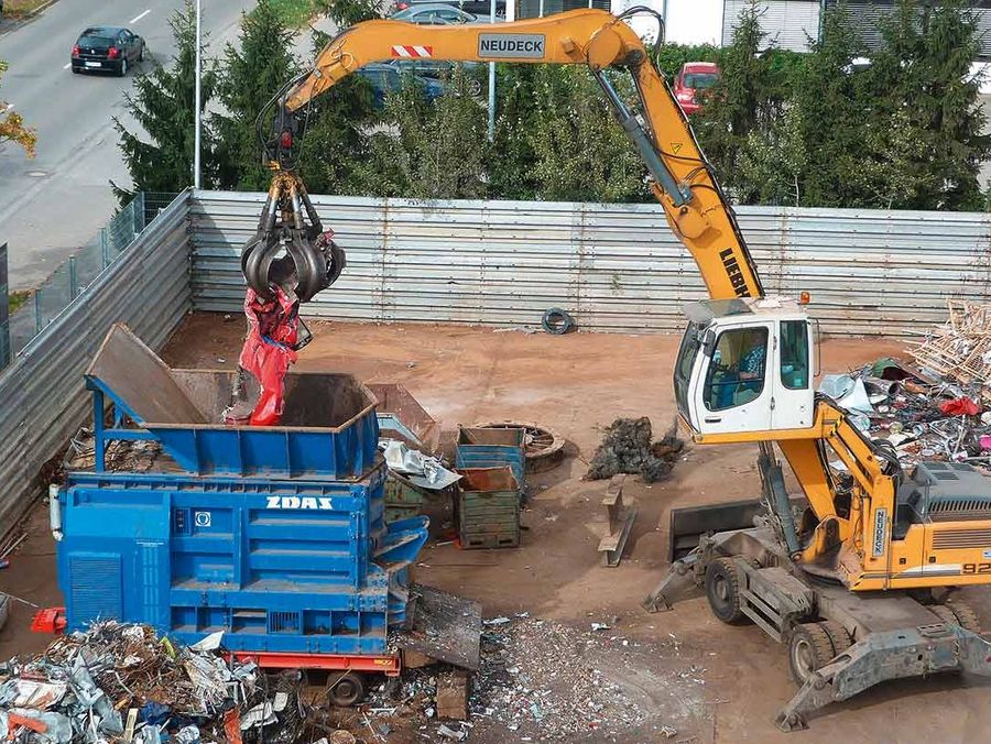 An dem Standort in Biberach spezialisierte sich Chr. & Karl Neudeck auf Recycling von Eisenschrott, NE-Metallen und Siedlungsabfällen.