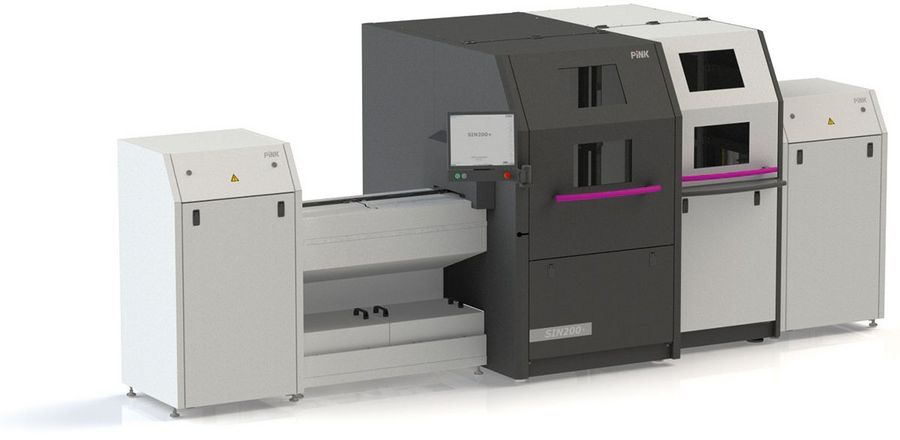 PINK bietet moderne Sinteranlagen wie das automatisierte System SIN200+ PINK bietet moderne Sinteranlagen wie das automatisierte System SIN200+