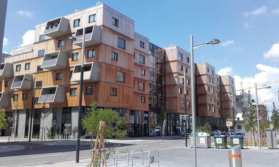 Nachhaltigkeit in der Seestadt Aspern in Wien, Holz-Beton-Hybridbau von Weissenseer Nachhaltigkeit in der Seestadt Aspern in Wien, Holz-Beton-Hybridbau von Weissenseer