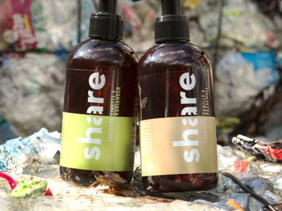 share Flüssigseife mit recycelter Verpackung share Flüssigseife mit recycelter Verpackung