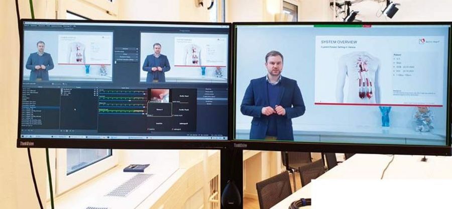 Eine virtuelle Schulung in der Berlin Heart Academy Eine virtuelle Schulung in der Berlin Heart Academy