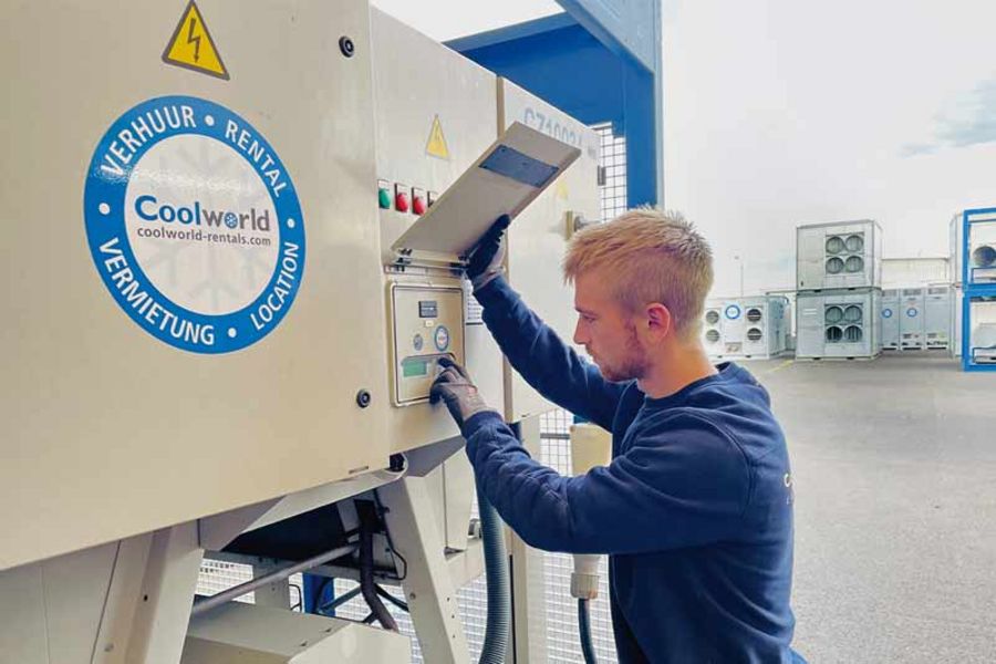 Coolworld Rentals Wartungsarbeiten