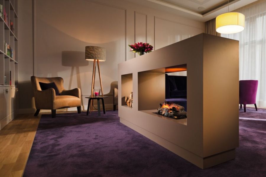 Das Kaminzimmer ist ein Rückzugsort für die Bewohner Das Kaminzimmer ist ein Rückzugsort für die Bewohner