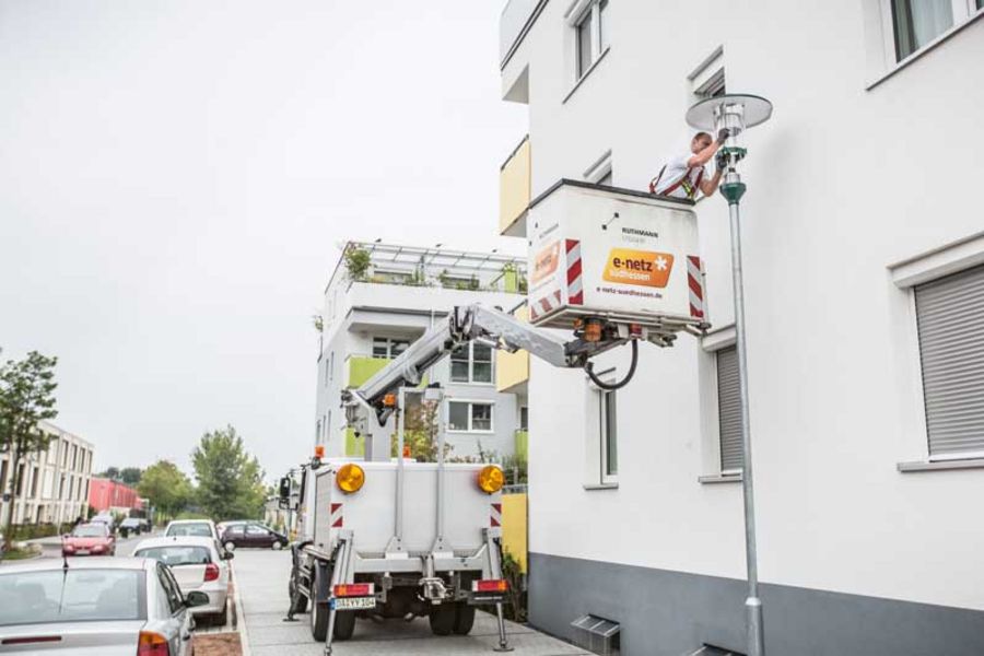 e-netz Südhessen Straßenlaterne