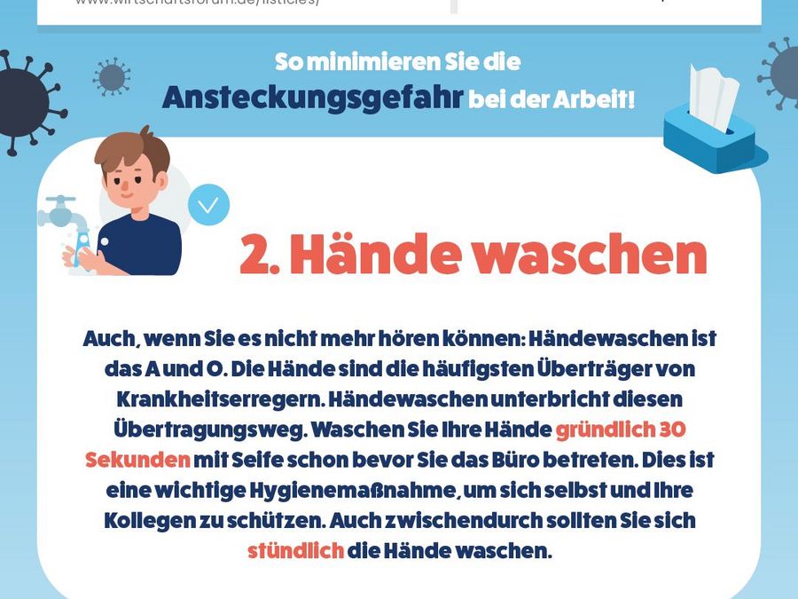 Hände waschen